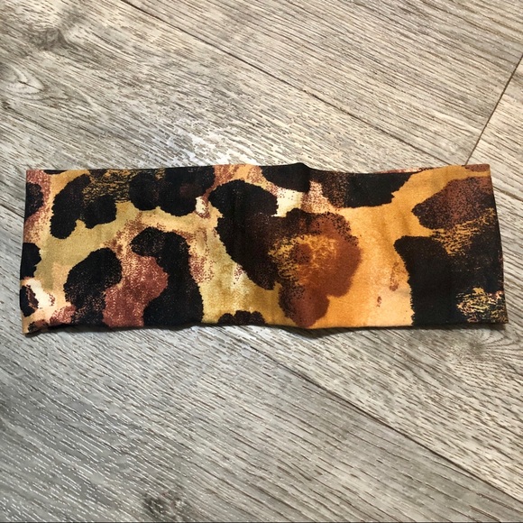 Animal Print Wide Twist Headband Handmade NEW - Picture 6 of 7